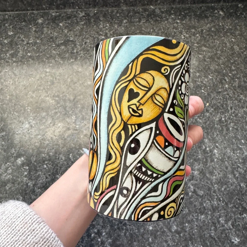 Starbucks Limited Edition Laolu Senbanjo 2018 Coffee Stories 12oz Mug